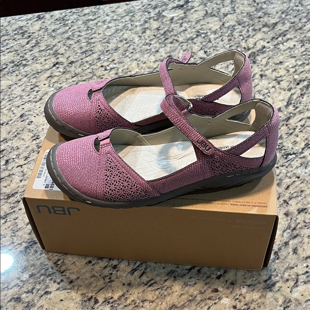 JBU Mauve Mary Jane Flats - Picture 6 of 10
